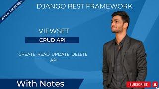 ViewSet in Django Rest Framework (with Notes)