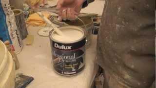 How To Pour Paint - A tip for when you are pouring paint from a paint can.