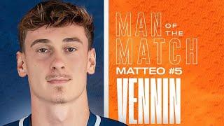 Highlight Matteo VENNIN - Center back - 2023 (Morton College)