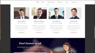 lawyer base - installing theme & setting up as demo site