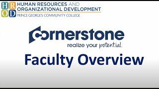 Cornerstone Overview - Valerie Bowden Allen & Martin Powell