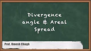 Divergence Angle and Areal Spread | Optical Sources | GATE Optical Instrumentation