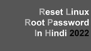 How to reset Linux root password | Reset Kali Linux password | abhinayjangde