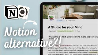 Can this REPLACE Notion as a Note-taking App? | Capacities vs. Notion Review (2024)
