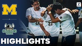 Michigan vs Cleveland State | What a Comeback | NCAA College Soccer | Highlights - October 25, 2023
