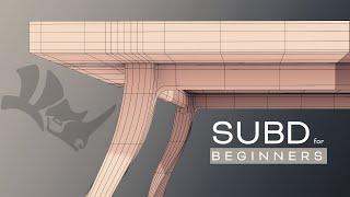 SubD Modeling for Beginners | Rhino3d