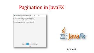 JavaFX Tutorial | Pagination in JavaFX