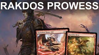 FLINGS AND WINGS! Pioneer Rakdos Prowess. Slickshot Aggro plus Heartfire Hero Burn Combo MTG