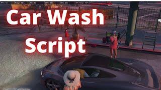 Car Wash script For Fivem server