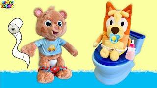 Bluey Baby Bingo Learns Potty Training with Ms. Rachel Potty Time with Bean!