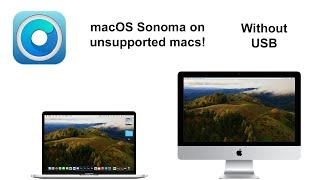 macOS Sonoma on UNSUPPORTED Macs without USB (2008-2017)