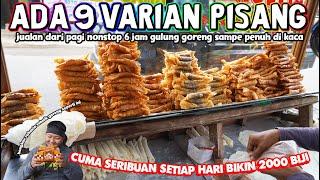 EDANNN! SEHARI JUALAN 3000 BIJI PISANG AROMA DENGAN 9 VARIAN RASA !! 6 jam nonstop gulung dan goreng