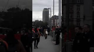 Demostrations on the Frankfurt Bridge