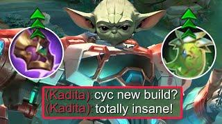 GLOBAL CYCLOPS NEW HYBRID BUILD IN SOLO RANKED!(must try!) - Mobile Legends