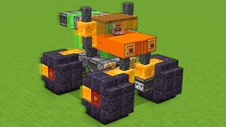 How to build a WORKING MONSTER TRUCK in Minecraft 1.20? *Redstone Tutorial*