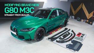 Modifying brand new 2024 BMW G80 M3 Competition