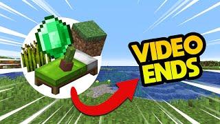 Minecraft, But If I See The Color GREEN The Video Ends...