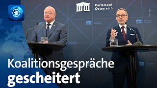 In Österreich sind die Koalitionsgespräche von FPÖ und ÖVP gescheitert