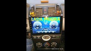 Обзор 9" ANDROID магнитолы из Китая с рамкой(консоль)для LADA PRIORA