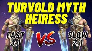 Turvold "Myth Heiress" - Two Unkillable Comps - 3:1 vs. 2:1 Ratio Comparison - 1-Key UNM/NM/Brutal