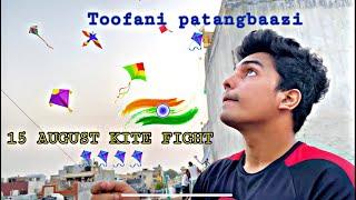 15 August Kite Fighting |Toofani Patangbaazi At Delhi Vlog Bad Lucks Still Had Fun |Fit Indian Boy