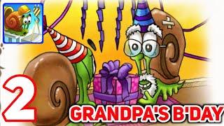 Snail Bob 1: Grandpa's B'day  - Gameplay Walkthrough Part 2 All Levels 1-20 (Android, iOS)