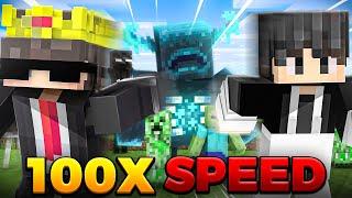 I Beat Minecraft in 100x Speed