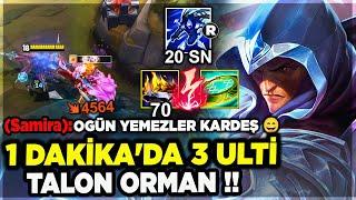 RAKİP BENİ TANIDI ADAMA OYUN OYNATMADIM !! TALON JUNGLE 20 SN ULTİ !!