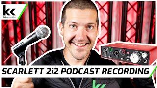 How To Record A Podcast With Scarlett 2i2 Audio Interface