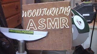 Woodturning | ASMR Mahogany Bowl