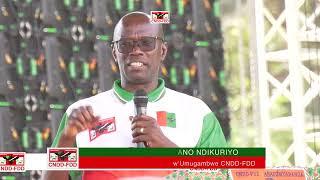 #ImbonerakureDay2024 : "Ibikorwa ni vyo vyivugira, nta majambo akenewe" Reveriyano Ndikuriyo