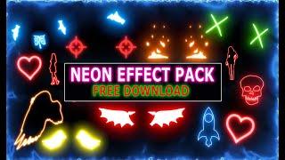 Neon Effect Pack | Neon Vfx Pack for Kinemaster , Alight Motion | Black Screen Overlay | Neon Pack