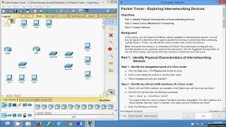 6.3.1.8 Packet Tracer - Exploring Internetworking Devices