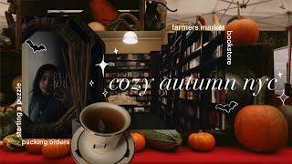 cozy fall days  puzzle, farmers market, bookstore, order packing  no.032