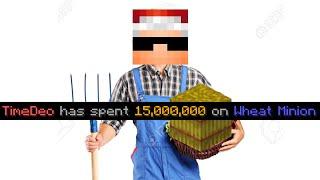 i wasted 15M coins to max useless minions (hypixel skyblock)