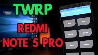 INSTALL TWRP on REDMI NOTE 5 PRO in 2 MINUTES