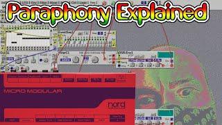 Paraphonic Synth architecture explained using Nord Modular Synthesizer