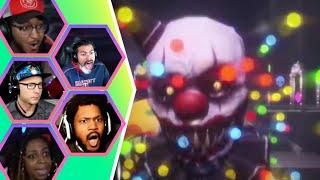 Gamers React to : Clown Gremlins Jumpscare [Dark Deception]