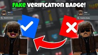 How to get VERIFIED on Roblox for FREE