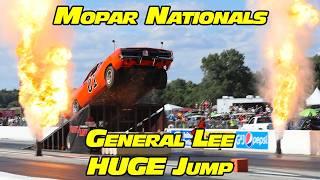 General Lee Dodge Charger HUGE Jump During the Mopar Nationals at National Trail Raceway 2024