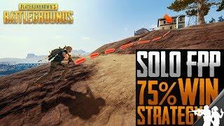 PUBG Solo FPP 75% Win Ratio Strategy | 7 Step Guide on How to Win More Consistently on Miramar