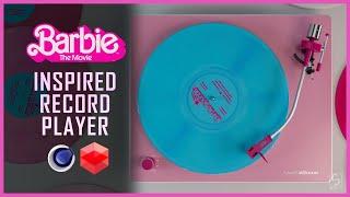 Barbie Record Player | Cinema 4d | Redshift