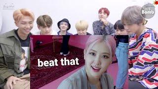 BTS REACTION TO BLACKPINK FUNNY MOMENTS 