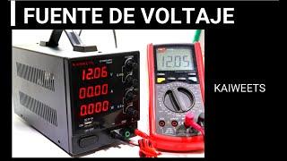 fuente de poder Kaiweets PS-3010F DC  Variable 30V 10A | REVIEW EDITRONIKX