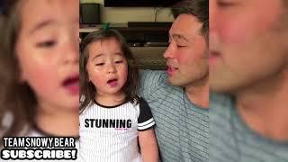 Scarlet Snow Belo and Daddy SINGING TOGETHER!