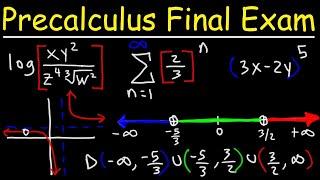 Precalculus Final Exam Review