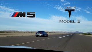 M5 F90 vs Tesla Model 3 Performance