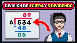 COMO DIVIDIR POR 1 CIFRA Y 3 DIVIDENDO (Rápido)