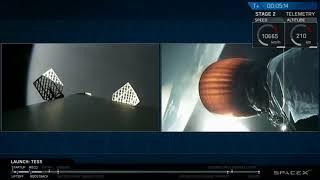 Трансляция пуска Falcon 9 TESS от старта до посадки 1 ступени