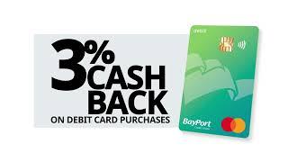 BayPort Credit Union: 3% Cash Back Checking 15sec